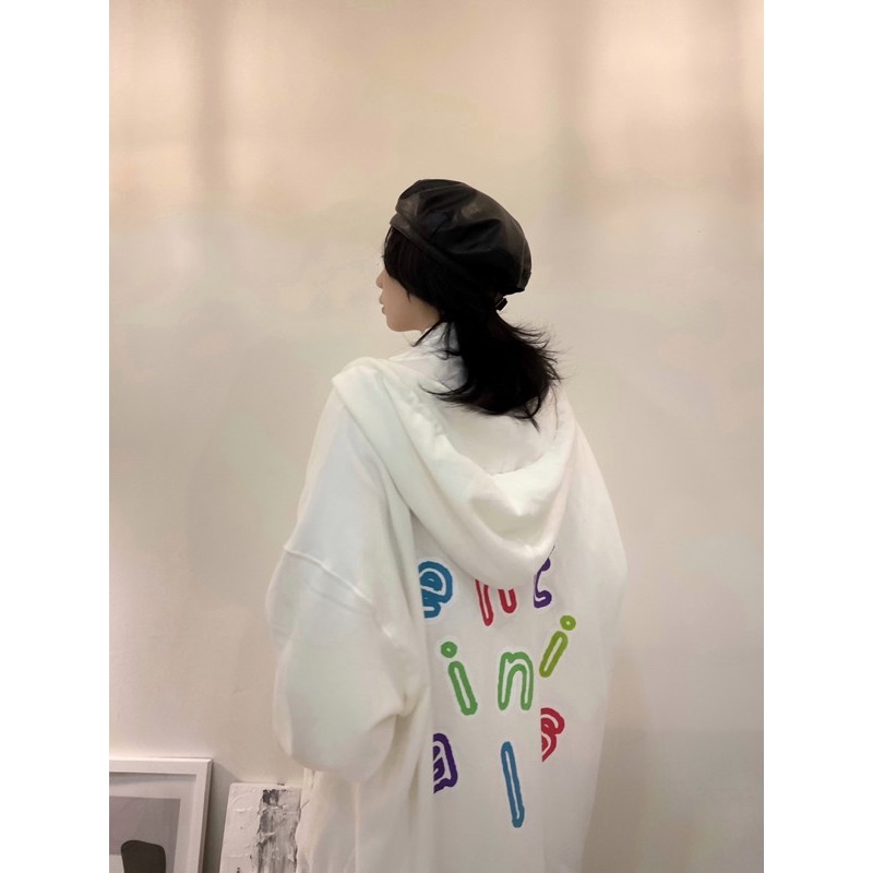 HOODIE ZIP R. SENTINIALS/ WHITE