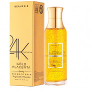 Hàng Chính Hãng- Nước hoa hồng trắng da, xóa xạm nám từ tinh chất vàng BEAUSKIN LUXURY 24K PLACENTA GOLD Hàn quốc 150ml