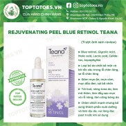 Tẩy da chết hoá học Teana Blue Retinol Fiery Topaz Rejuvenating Peel cho da căng bóng, láng mướt, giảm mụn