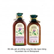 Dầu gội cải thiện rụng tóc apteka, dầu gội hỗ trợ mọc tóc apteka Nga