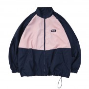 Áo khoác dù 7Zia - Navy/Pink