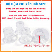 Đệm giảm size phễu, cup Easy dùng đc cho máy Mama choice, Spectra, imani, Cmbear, Kichi, Con cưng, Rozabi, Bubee...