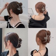 Kẹp Tóc Kim Loại Cỡ Lớn Phong Cách Hàn Quốc Thời Trang Cho Nữ