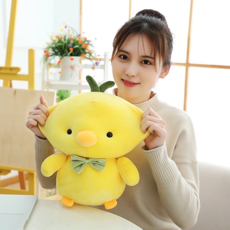 Gấu Bông Vịt Vàng, Gấu Vịt Vàng Siêu Yêu Mềm Mịn Sịn