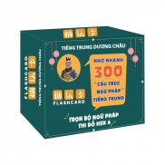 FLashcard Ngữ Pháp Tiếng Trung Bản In Màu - 300 Cấu Trúc Ngữ Pháp Trọng Điểm - Ngữ Pháp HSK Mọi Cấp Độ - Phạm Dương Châu