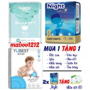Bỉm YUBEST NIGHT / YUBEST ANGEL / YUBEST GOLD / YUBEST NATURAL quần/dán size S90, M84, L78, XL72, XXL66, XXXL66