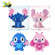 lego linkgo 3D nhân vật hoạt hình stich - stitch cho bé, đồ chơi trẻ em lắp ráp dễ thương sáng tạo, quà tặng sinh nhật
