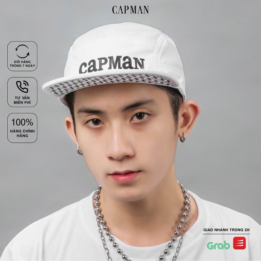 Mũ lưỡi trai chính hãng CAPMAN, phom dáng thể thao baseball CM154 vải mềm thoáng mát