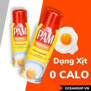Dầu ăn kiêng PAM Original - Dầu ăn kiêng dạng xịt - Dầu PAM không calories - Dầu ăn cho người tập Gym