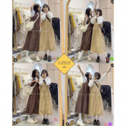 Váy Yếm BabyDoll Cài Cúc Dễ Thương Kiểu Dáng Trẻ Trung 2021 - Có Ảnh Thật Kèm Đánh Giá X.Store
