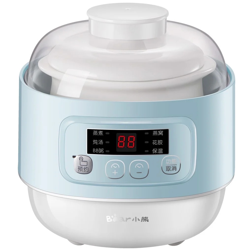 Nồi Nấu Cháo, Ninh, Hàm Cách Thủy Bear 4 trong 1, Bảo Hành 18 Tháng DDZ-A08G2 (Hàng Có Sẵn)