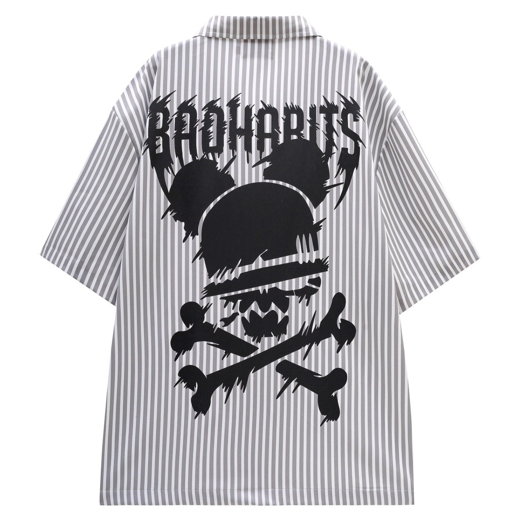 Áo Sơ Mi Bad Habits Striped Shirt - Local Brand Chính Hãng