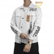 Áo khoác kaki UNISEX nam nữ bò nhiều màu TH Store phối chữ Emploied cá tính ulzzang