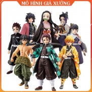 Mô hình Kimetsu No Yaiba figure Demon Slayer Tanjirou Nezuko Zenitsu Inosuke Giyuu Shinobu...figure thanh gươm diệt quỷ