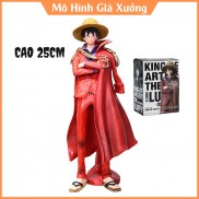 Mô hình One Piece luffy mũ rơm áo choàng đỏ bản kỉ niệm 20 năm cao 25cm , figure mô hình one piece , mô hình giá xưởng