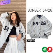 Áo khoác bomber dù 5426 nam nữ form rộng Unisex 2 lớp Chống Nắng Siêu Hot ulzzang Jacket Bomber Guvia