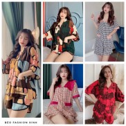Bigsize 45-100kg đồ ngủ đồ bộ pijama mặc nhà chất lụa manggo, lụa hàn cao cấp