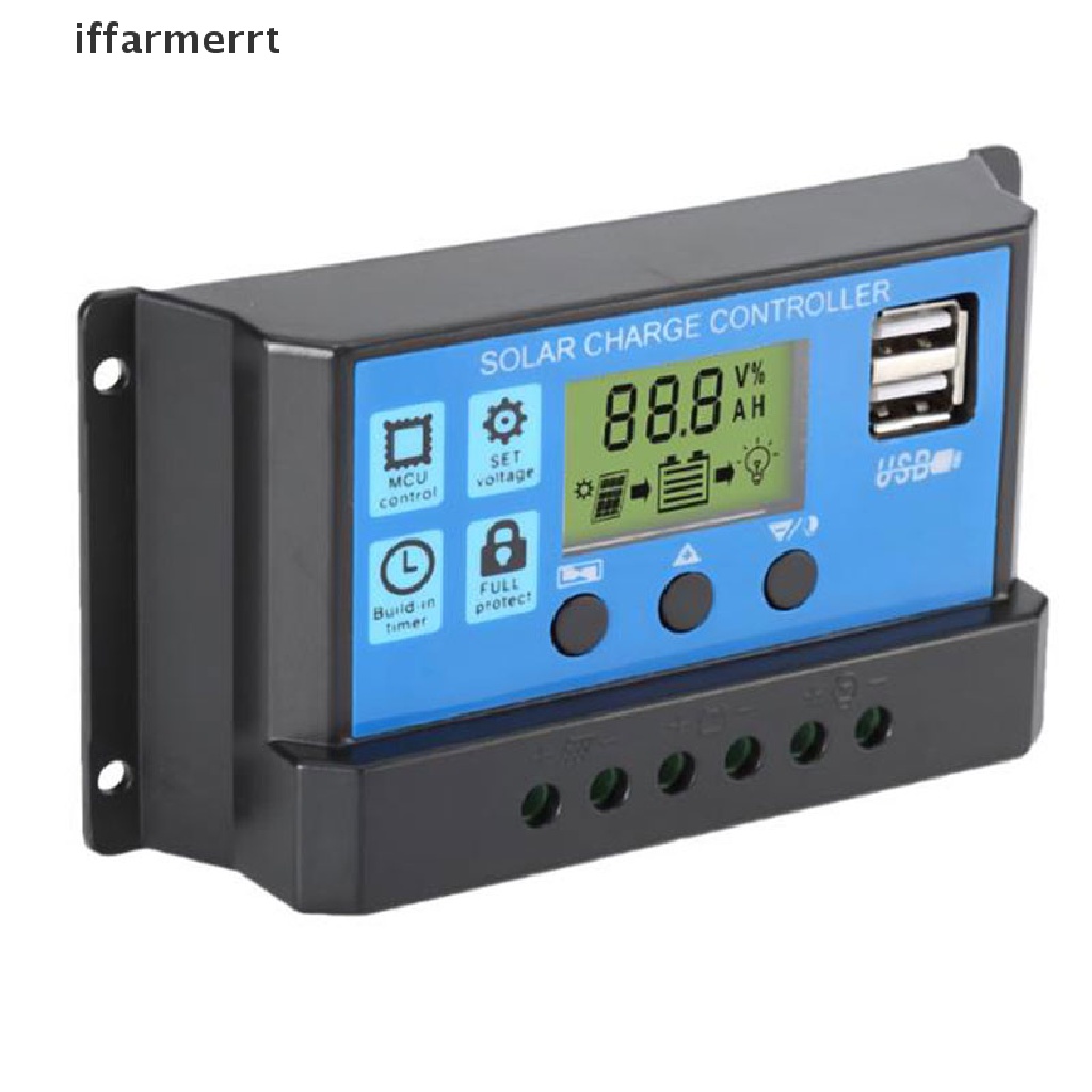 Bộ Điều Khiển Sạc Năng Lượng Mặt Trời 40a-60a Pwm 12v-24v