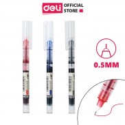 Bút bi nước Deli - 0.5mm - Mực Xanh/Đỏ/Đen - 1 chiếc - S856