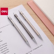 Bút chì kim 0.5mm Deli, Bạc/Rượu sâm-banh/Nâu - 1 chiếc/ - E6490