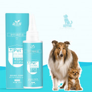 Dung dịch vệ sinh mắt cho chó mèo loại bỏ nước mắt và giảm khô Daoliqi 60ml