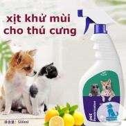 Xịt khử mùi hôi của chó mèo Borammy 500ml - diệt khuẩn môi trường