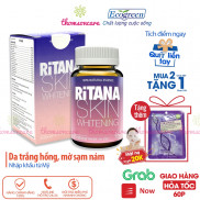 Viên uống trắng da mờ nám Ritana - Nhập khẩu từ Mỹ - Có tem tích điểm - đẹp da từ thảo dược