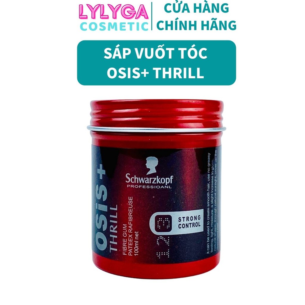 Sáp vuốt tóc nam OSIS+ cấp độ 3 - gel vuốt tóc nam tạo kiểu dễ dàng, wax vuốt tóc nam nữ giữ nếp SA03