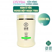 Kem ủ tóc HUIGE PEARL CREAM 1000ML BỘT NGỌC TRAI - Hấp tóc xả tóc siêu mềm mượt, Phục hồi hư tổn UT04