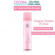 Xịt thơm toàn thân dưỡng ẩm Designer R Series Body Spray 75ml - Xịt thơm hồng body mùi hương quyến rũ NH01