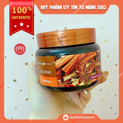 Tẩy Da Chết Toàn Thân Quế Hồi Cà Phê Nga 380g và Tẩy Tế Bào Chết Cho Mặt 100g Exclusive Cosmetics
