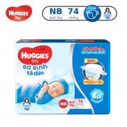 Tã dán sơ sinh Huggies NB74 (dưới 5kg) - Gói 74 miếng