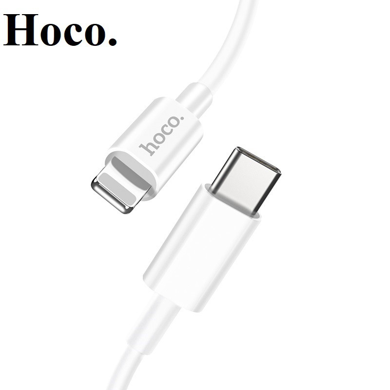 Cáp sạc nhanh 18W Type-C To Lightning chuyển từ đầuType-C sang lightning Hoco X36 cho iphone 11pro max