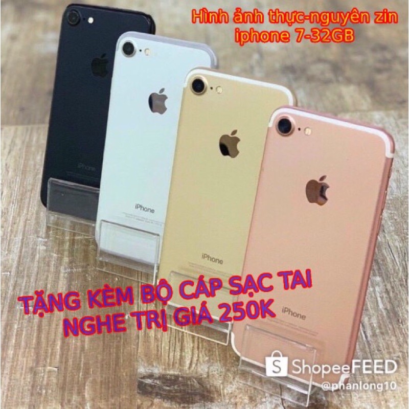 điện thoại iphone 7 32/128Gb, Chính hãng, nguyên zin, Bảo hành 12 tháng