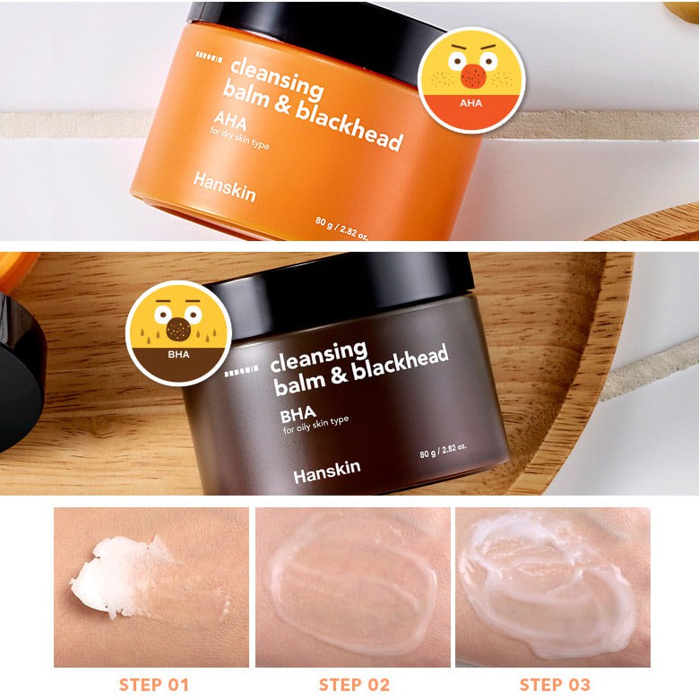 MBC Sáp tẩy trang chứa BHA/AHA Hanskin Cleansing Balm