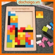 Đồ chơi xếp hình montessori cho bé, đồ chơi gỗ phát triển trí tuệ dochoigo.vn