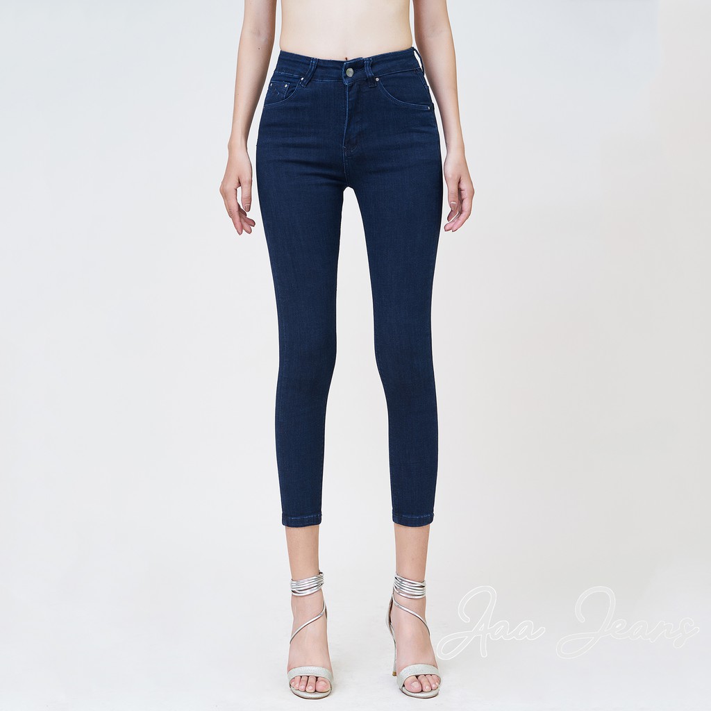 Quần Bò Cạp Cao Dáng Skinny Aaa Jeans - UCSD Rayon