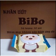 Combo 3 gói khăn ướt không mùi BiBo ( số lượng 3 GÓI)