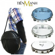 Trống Gõ Bo lắc tay và Bao đựng Lục Lạc Tambourine Yamaha MT6-102 (Trống chơi nhạc chế gõ po - Xipo)