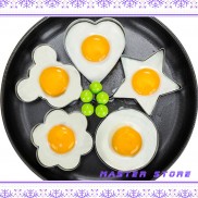 Khuôn chiên trứng, làm bánh inox tạo hình trái tim, ngôi sao, bông hoa Master Store