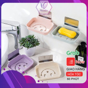  Khay đựng xà phòng, kệ để miếng rửa chén bát dán tường hình mặt cười Master Store