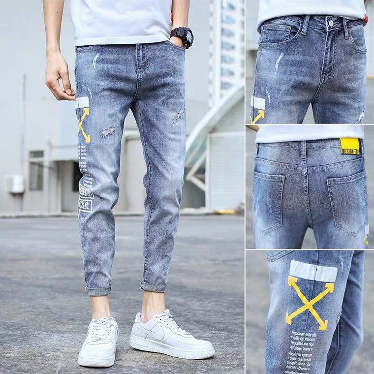 Quần Jean Nam - Quần Bò Nam co dãn ôm form tôn dáng chuẩn, quần jean thời trang cao cấp nam Muradfashion mẫu NT600