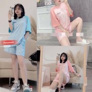 Bộ Thể Thao Unisex - Bộ Thể Thao Nam Nữ Sọc Chữ Phu.Ma Chất Liệu Cotton Mềm Mịn Không Phai