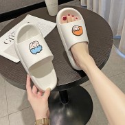 Dép bánh mì quai ngang nữ Boy Girl mẫu mới Hottrend 2021 siêu cute dễ thương, mềm êm