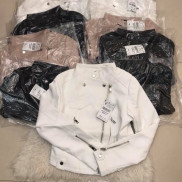 Áo da nữ dáng croptop áo mềm da mịn hàng loại tốt Moly House