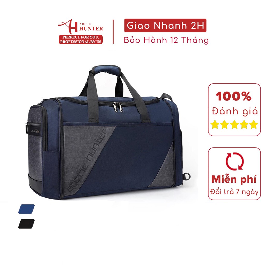 Túi trống thể thao Arctic Hunter chất liệu Oxford, có ngăn để giày - LX0010