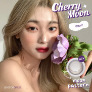 Kính áp tròng Cherry Moon Gray hiệu ứng trăng non lấp lánh của Olens (Hsd 1 tháng)