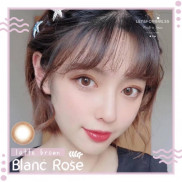 Kính áp tròng nâu latte Blanc Rose Latte Brown dành cho mắt nhạy cảm - Pc Hydrogel | Hạn sử dụng 6 tháng