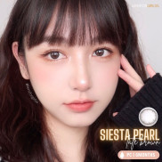 Kính áp tròng cao cấp SIESTA PEARL LATTE BROWN (PC Hydrogel-hsd 6 tháng)