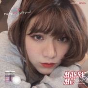 Kính áp tròng xám trà Marry me gray chính hãng Olens | Hạn sử dụng 3-6 tháng